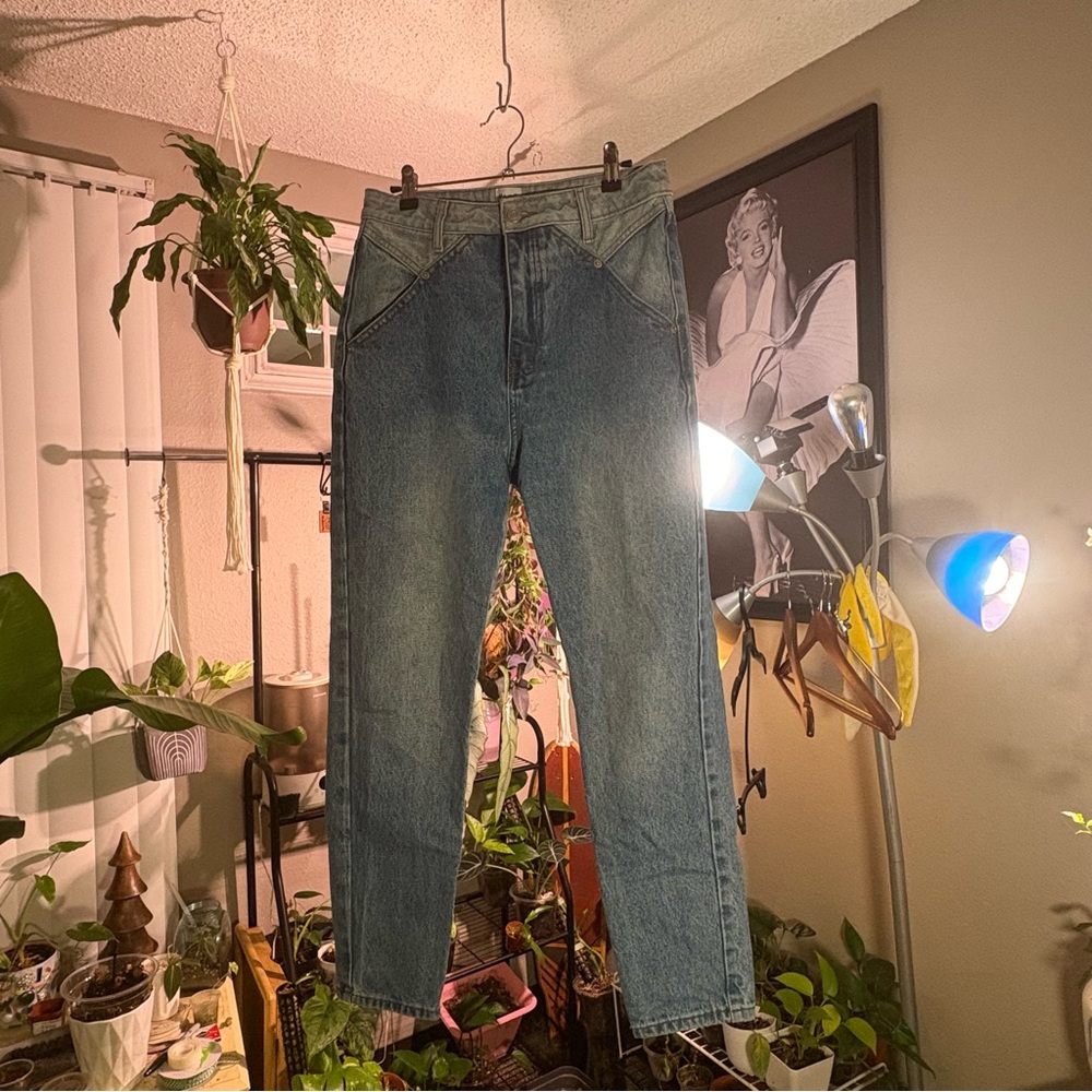 Princess Polly High-Waisted Straight Leg Jeans‎ – Size US 6